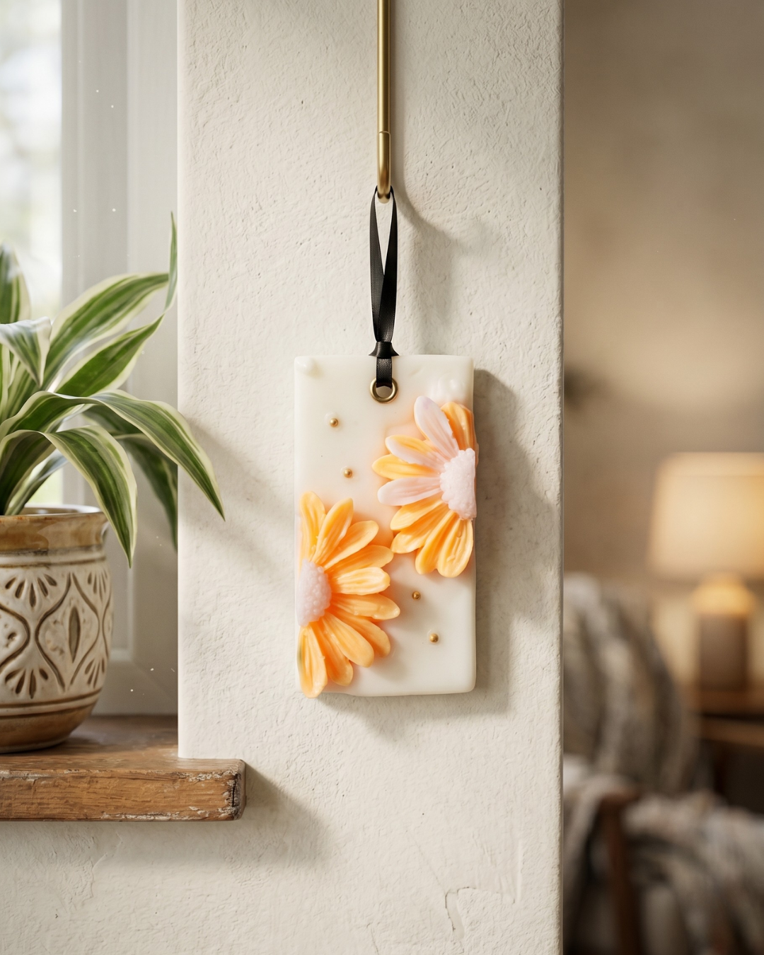 Fragnam Little Sunshine Petals Hanging decoration with colorful flower petals, eco-friendly design, for home or garden decor.