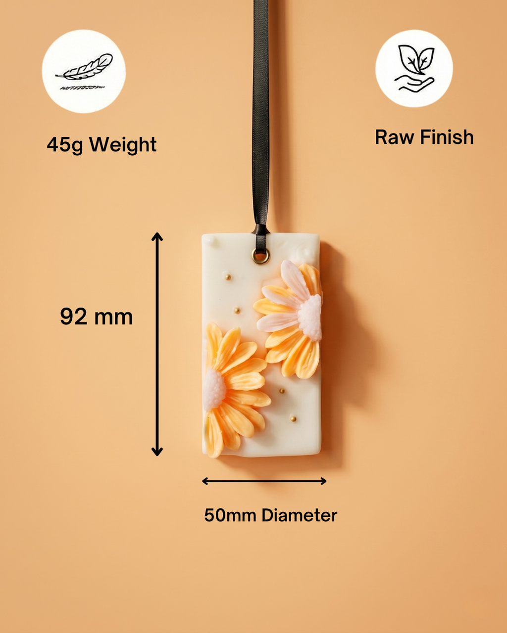 Fragnam Little Sunshine Petals Hanging decorative ornament with colorful petals and intricate design for home decor.