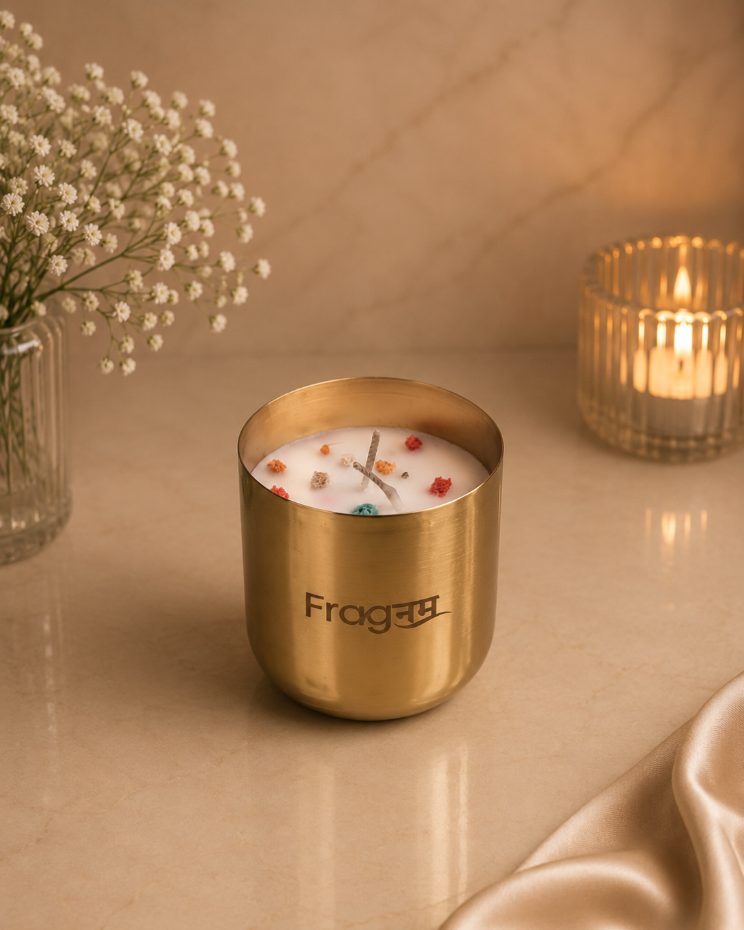 Fragnam Golden Serenity Candle