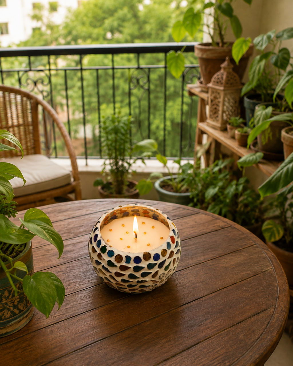 Fragnam Satrangi Noor Candle