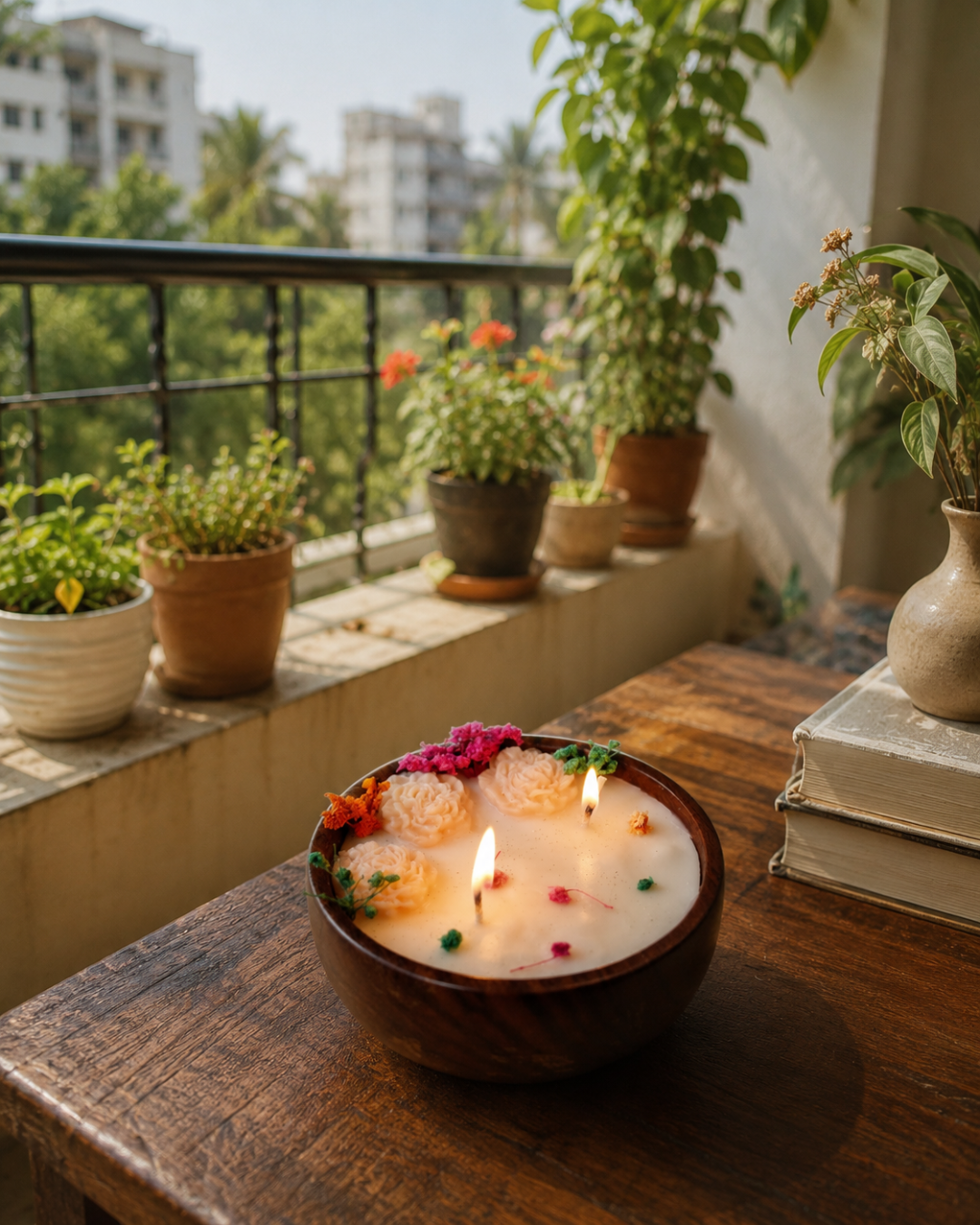 Fragnam Floral Rosewood Candle