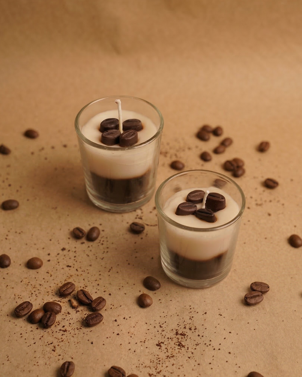 Fragnam Coffee Bean Brew Candle with realistic coffee bean design and warm, inviting scent, perfect for cozy home ambiance.