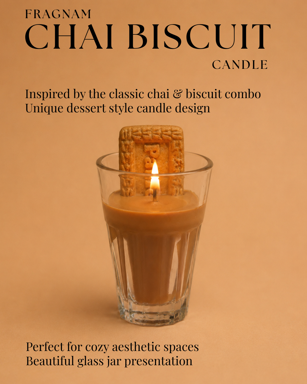Chai Biscuit Candle - Fragnam - Fragnam