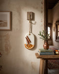 Fragnam Lemon Bark Hanging air freshener with lemon scent, featuring a decorative bark design hanging from a string.