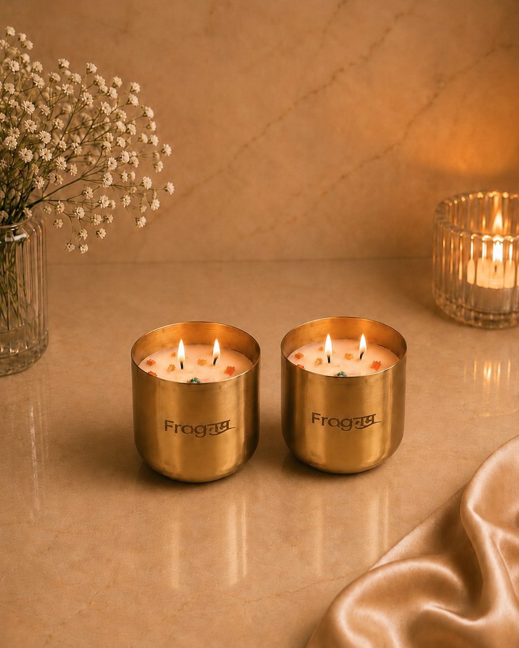 Fragnam Golden Serenity Candle